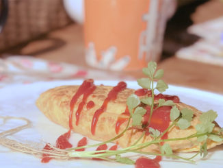 オムレツは蒸し料理